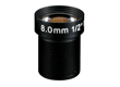 Megapixel IR 1/2" Board-Mount Len 8.0mm F1.6