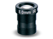 Megapixel IR 1/3" Board-Mount Lens 8.0mm F1.8