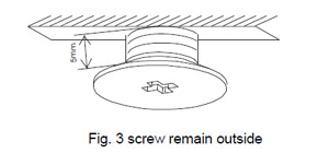 M7-CD550WS Screw remain Outside