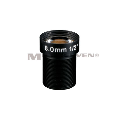 Microseven M7-M12B0816A / Megapixel IR 1/2 Board-Mount Lens 8.0mm F1.6