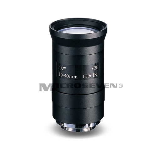 Microseven Megapixel IR 1/2 Varifocal Lens Manual Iris 10-40mm