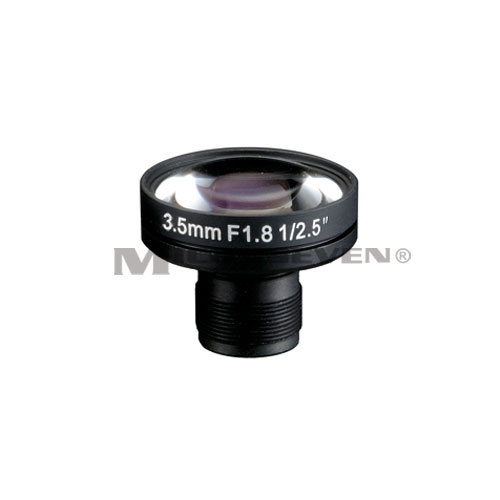 Microseven M7-N125B03518A / Non Distortion 1/2.5 Board-Mount Lens 3.5mm F1.8