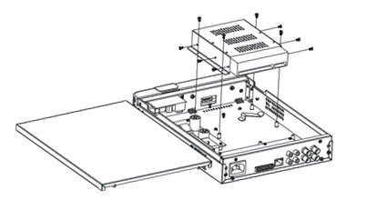 MSH-DVS1CHD Hard Disk Setup