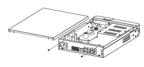 MSH-DVS4CHD Hard disk setup