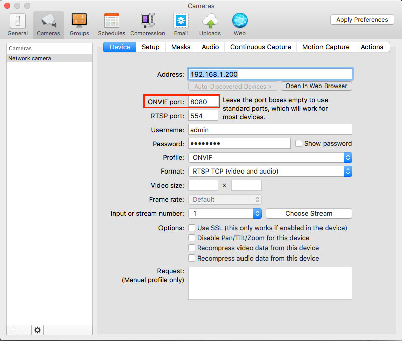 default camera settings microseven default camera settings microseven