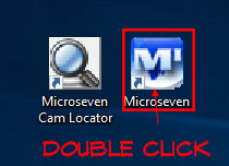 double click on 