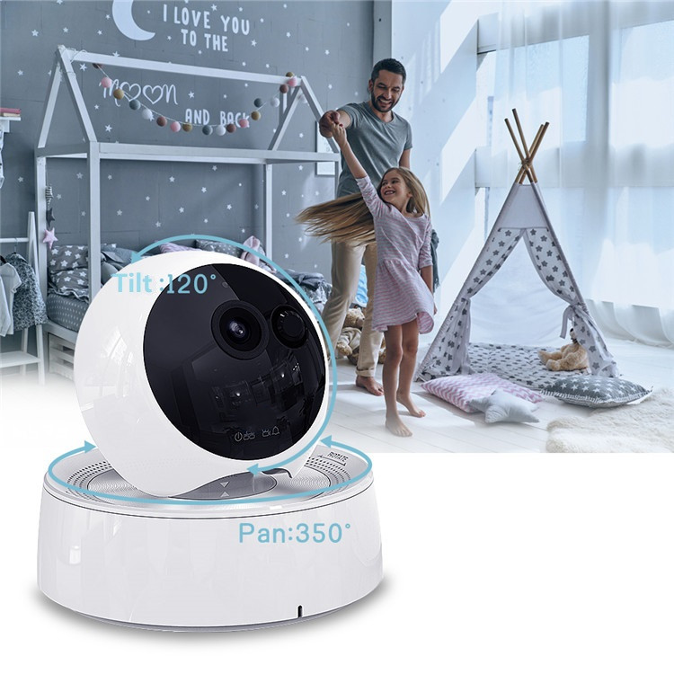 IM (Brand ) 1080P WiFi PTZ Indoor IP Camera, Wireless Surveillance Home Security Dome Cameras, Indoor PTZ with 4X Digital Zoom Baby Pet Shop Monitor with Android  / iOS APP or PC Viewing, 2 Two-Way Audio Day & Night, Motion Detection Pet Camera  Built-in 128GB SD Slot ( Not Support Alexa, not compatible with microseven software )