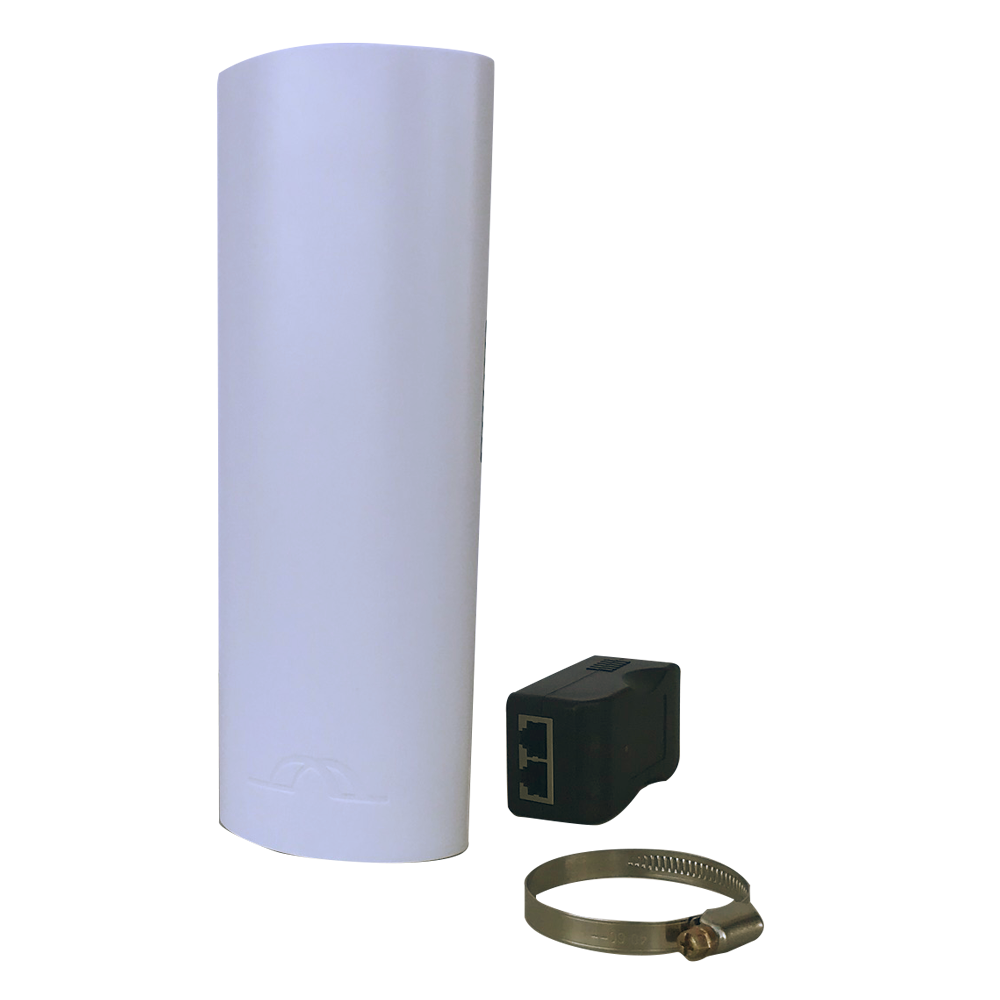 Microseven 5.8GHz WiFi 300Mbps 3Km Range 14dBi Directional Antenna Pre-configured Outdoor Wireless Bridge Point-to-Point link