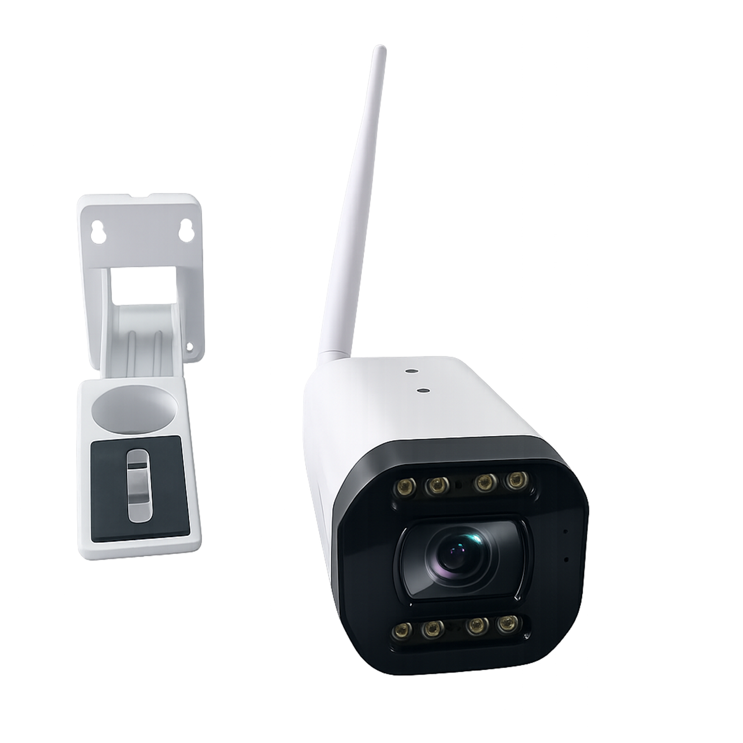 Microseven 4K PoE + WiFi Security Camera (8MP) – Google Firmware, Dual-Band 2.4/5GHz, Outdoor, Open Platform