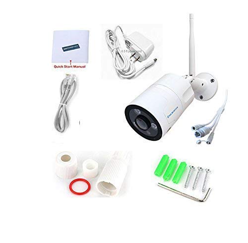 Microseven Professional Open Source 5MP (2560x1920) UltraHD WiFi or Wired Indoor / Outdoor IP Camera, Sony Chipset CMOS 5MP Lens, Amazon Certified Works with Alexa with No Monthly Fee, Two-Way Audio Wide Angle (170°), IR, Human Motion Detection WiFi IP Camera, 128GB SD Slot, Night Vision Bullet WiFi Camera, Waterproof Security Camera, ONVIF CCTV Surveillance Camera, Web GUI & Apps, VMS (Video Management System) Free 24hr Cloud Storage+ Broadcasting on YouTube, Facebook & Microseven.tv