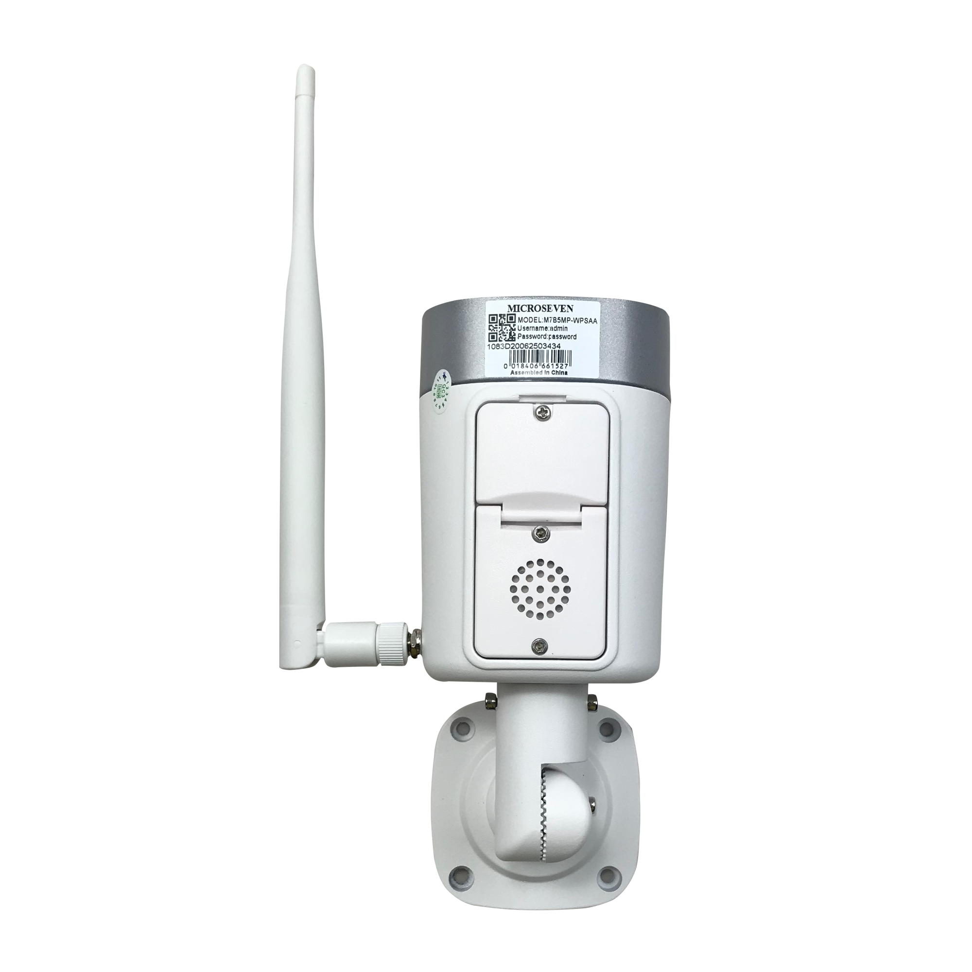 3X Microseven (2020)Open Source 5MP (2560x1920) UltraHD [Wi-Fi] or Wired SONY 1/2.8" Chipset CMOS 2.8mm 5MP Lens Wide Angle (150°) Two-Way Audio with Built-in Amplified Microphone and Speaker plug and Play ONVIF, IR Light (On/Off in the APP) Security Indoor / Outdoor IP Camera, Human Motion Detection, 128GB SD Slot, Day & Night, Web GUI & Apps, VMS (Video Management System) Free 24hr M7 Cloud Storage, Works with Alexa with No Monthly Fee+ Broadcasting on YouTube, Facebook & Microseven.tv