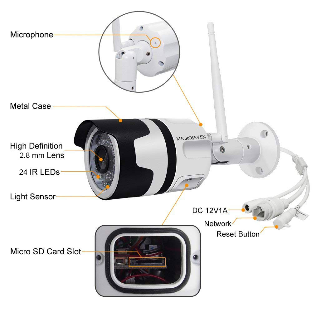 wireless security cameras with live feed