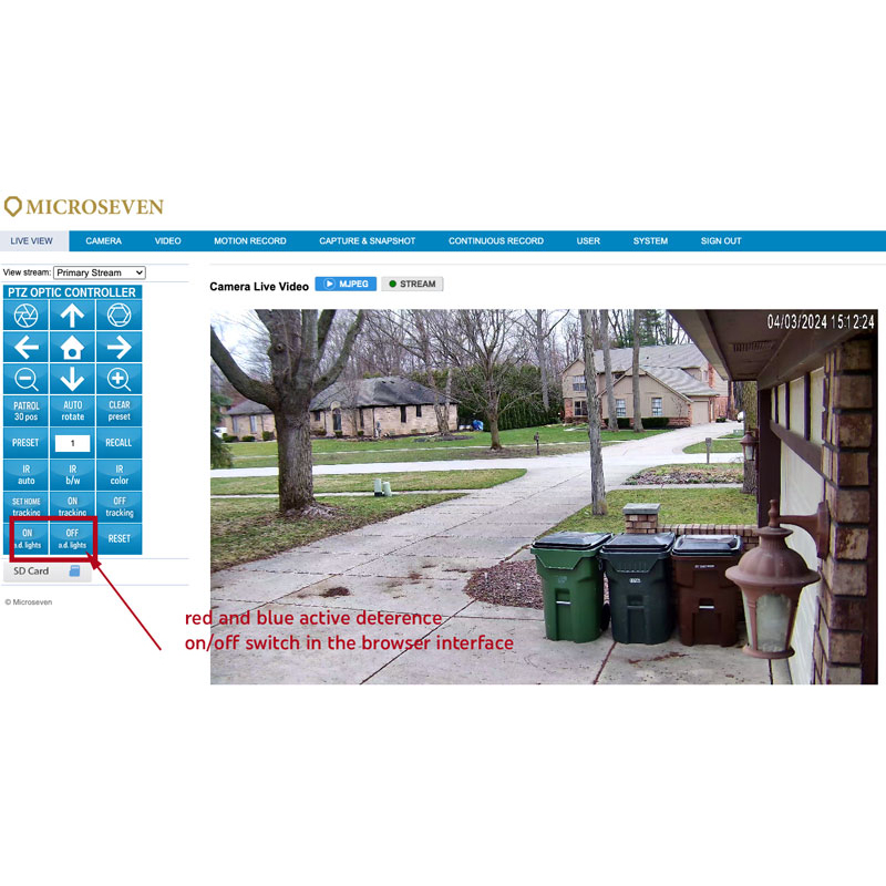 Microseven 5MP PTZ Security Camera - 14x Optical Zoom, WiFi & PoE, Outdoor Dome Camera