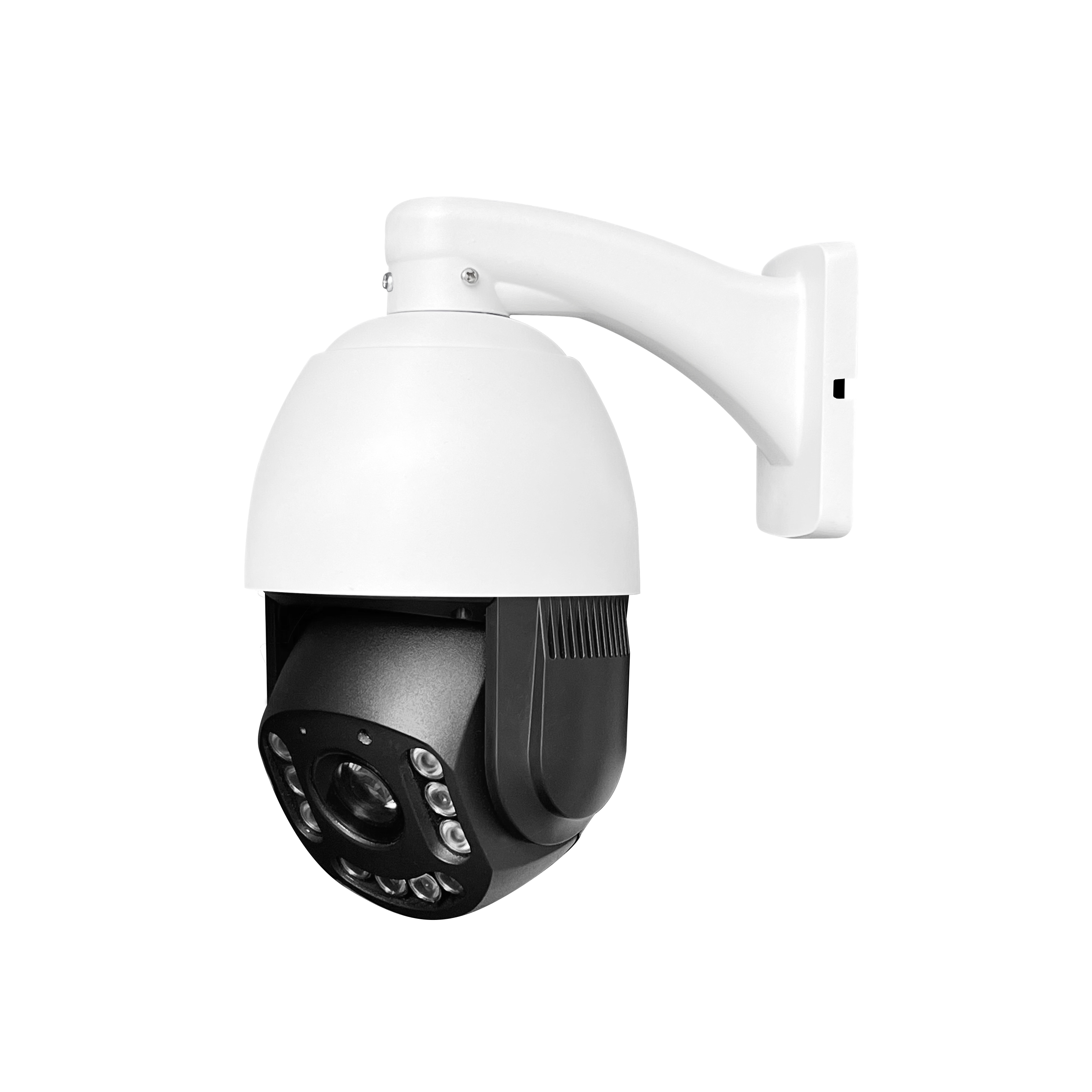 Microseven Open Source 6MP (3072x2048) Full Color Night Vision UltraHD PoE+ 20X Optical Zoom Pan Tilt Speed Dome IP Camera, Human & Vehicle Motion Detection & Auto Tracking, Indoor / Outdoor PTZ Camera, WDR, DNR, Sony CMOS, IP66 Weatherproof, Built-in 256GB SDcard Slot, Two-Way Audio, Auto Cruise, Web GUI & Apps, VMS (Video Management System),  Cloud Storage + Broadcasting on YouTube, Facebook & Microseven.tv