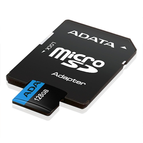 Microseven ADATA 128GB Class 10 Micro SDHC UHS-l Memory Card with Adapter 100MB/s