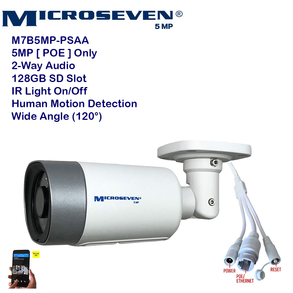 alarm input microseven nvr