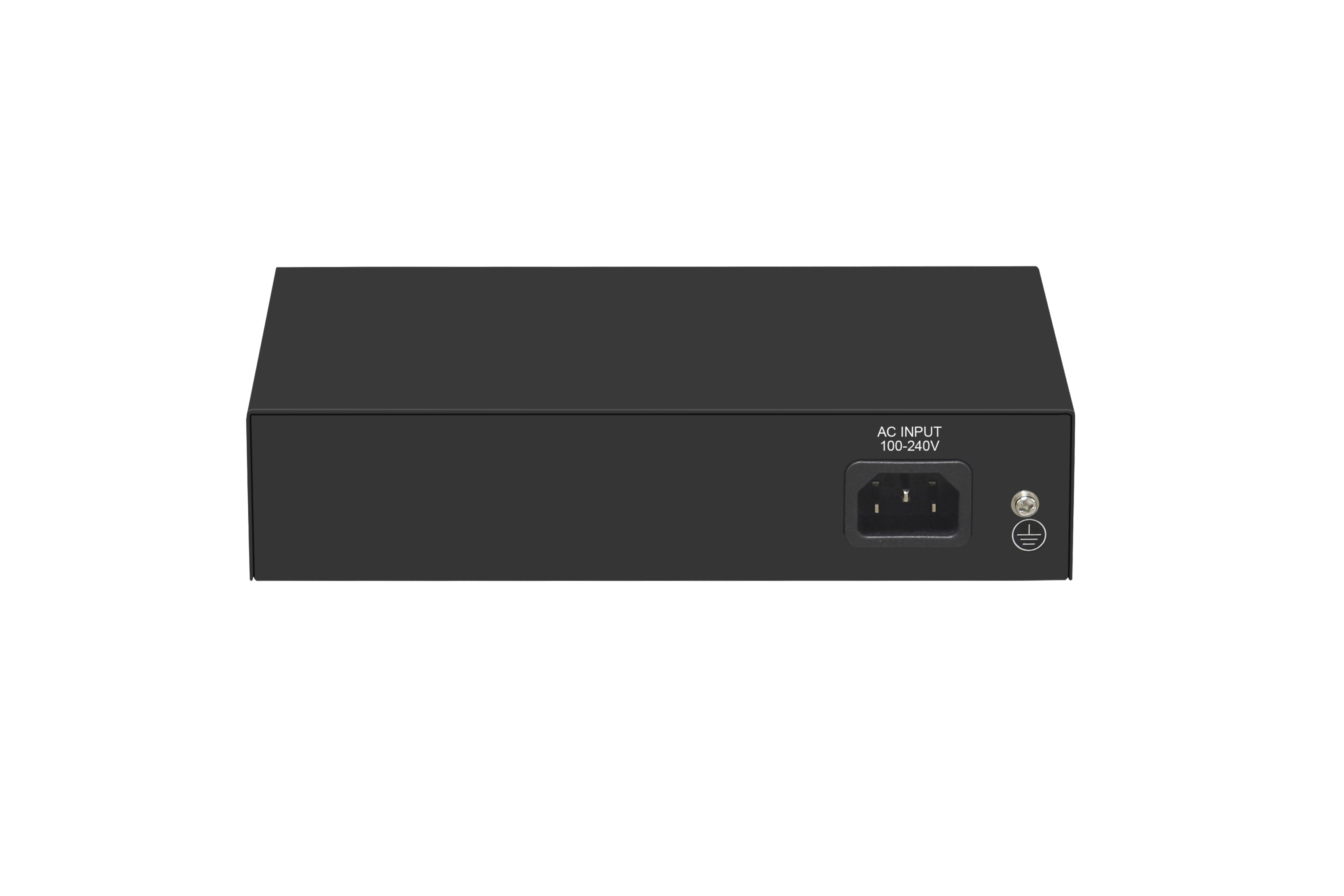 Microseven AI PoE Switch (8 POE Ports +2 Uplink), 802.3af/at PoE+ 100Mbps, 120W Built-in Power, Extend to 250Meter,Unmanaged Metal Plug and Play