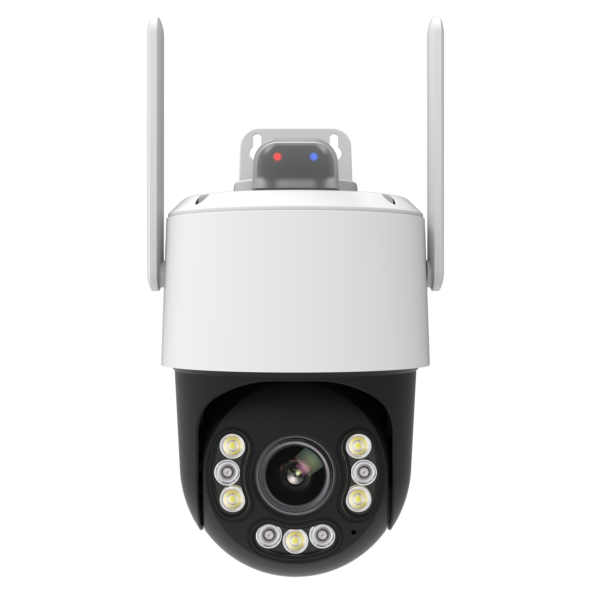 Microseven M7D4K-PTZV14X-WPSAA - 4K (8MP) PTZ Security Dome Camera | PoE + Dual-Band Wi-Fi | 14× Optical Zoom | Active Deterrence