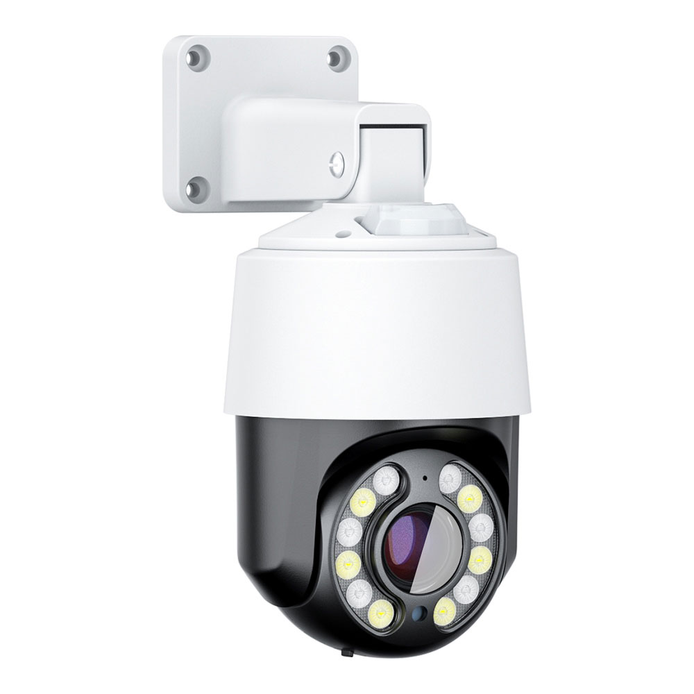 Microseven Professional Open Source Security Camera, Remote Managed, UltraHD 4K/8MP (3840X2160p), 3.5-in Compact Design, 14x Optical Zoom PTZ, Wired PoE external, Wi-Fi Dual Band, Metal Cover, IP66 Weatherproof, Smart Motion Detection & Auto Tracking, Outdoor & Indoor, Spotlights Smart Color Night Vision, support 256GB microSD, Two-way audio with Build-in Microphone and External Speaker, Auto Cruise, ONVIF, Web GUI & Apps, CMS, M7RSS, Cloud Storage, Broadcasting on YouTube & Microseven